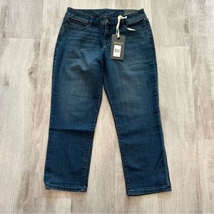 NWT the limited denim 917 crop jeans shaped waist low rise slim hip leg thigh